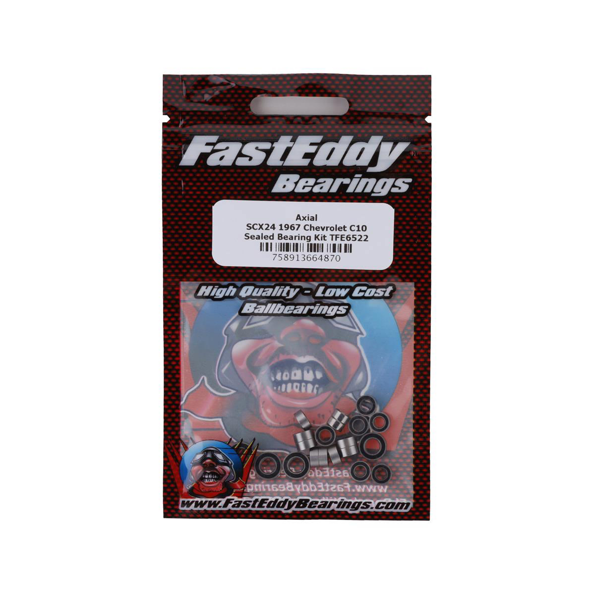 FastEddy Axial SCX24 Sealed Bearing Kit   TFE6522