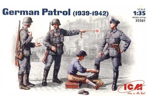 35561 1/35 German Patrol '39-'42 (4)   ICMS5561