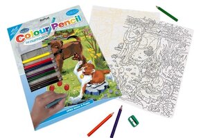 Kitten & Puppy Pencil by Number, RAL-41902