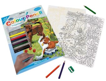 Kitten & Puppy Pencil by Number, RAL-41902