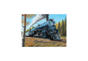 Santa Fe 3751 Steam Locomotive 1000pc Puzzle
