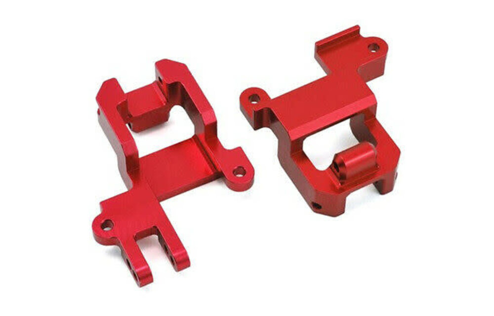 CNC MACH ALUM FRONT SHOCK TOWE,TRX-4 RED
