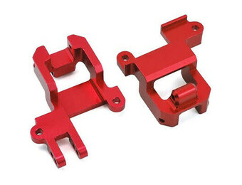 CNC MACH ALUM FRONT SHOCK TOWE,TRX-4 RED