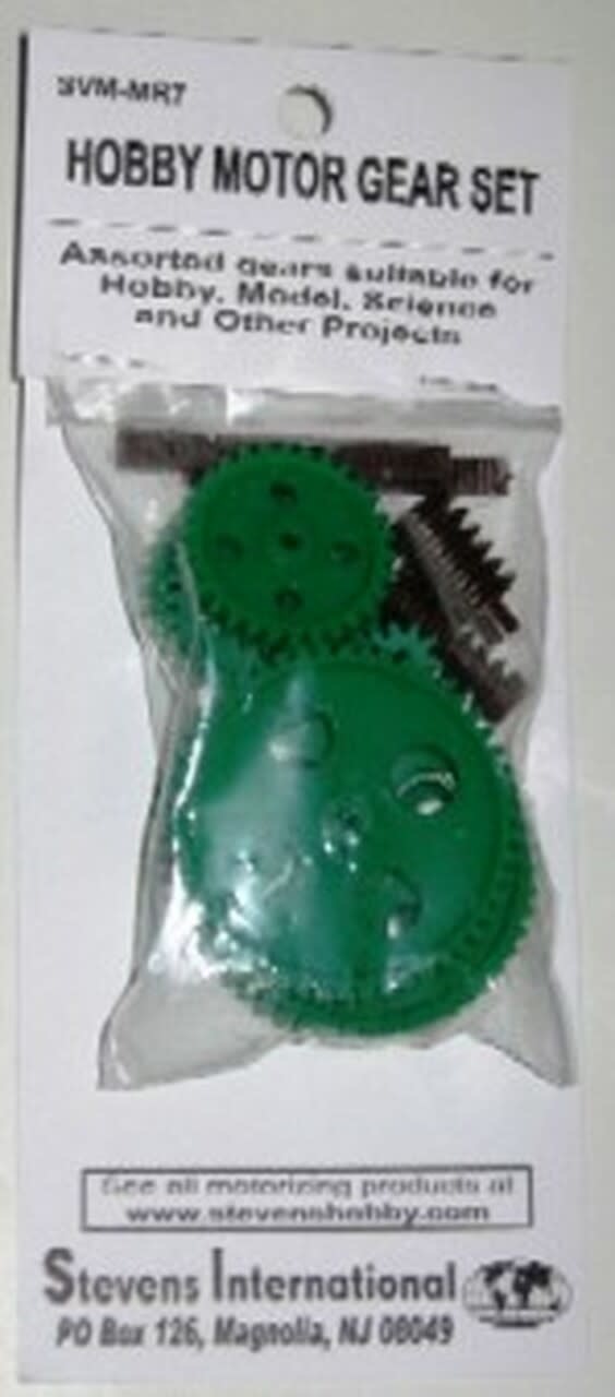 Lg Plastic Motor Gears (16pc),Assorted