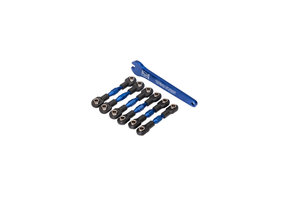 Traxxas Anodized aluminum turnbuckles, camber links, toe links with aluminum wrench