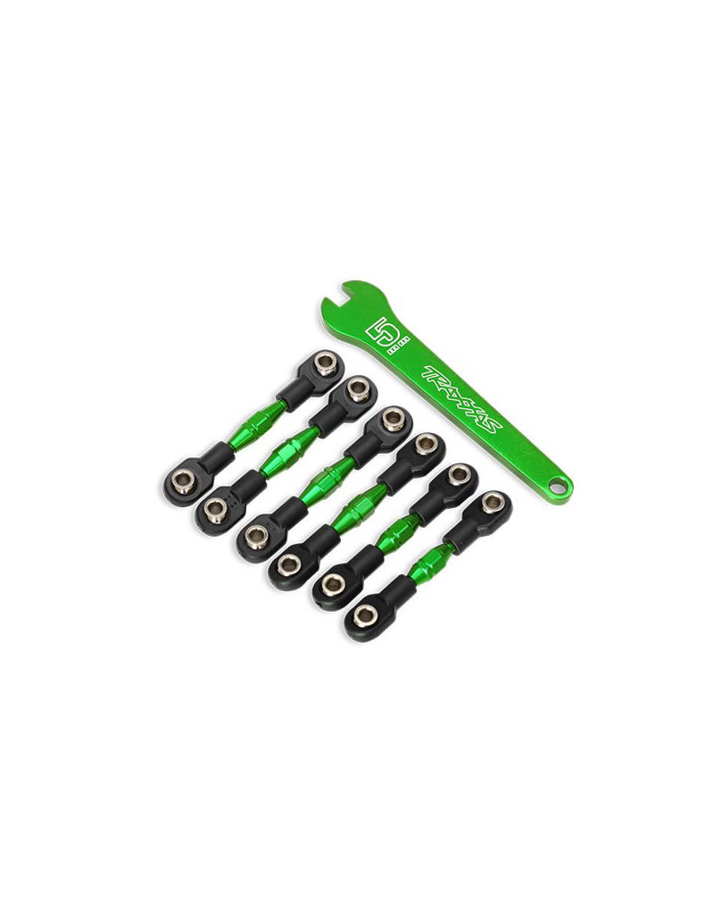 Anodized aluminum turnbuckles, camber links, toe links with aluminum wrench