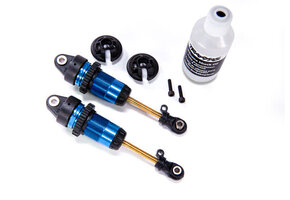 GTR XXL Blue Aluminum Shocks TRX7462