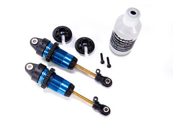 GTR XXL Blue Aluminum Shocks TRX7462