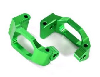 Caster blocks, c-hubs, aluminum, green TRA8932G