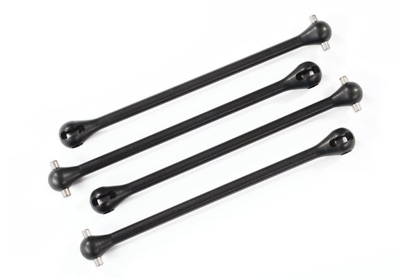 Traxxas Driveshaft, steel constant-velocity (shaft only, 109.5mm) (4) (for conversion of #8950X driveshafts to WideMaxx suspension)