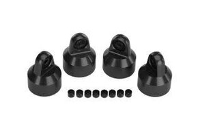 Traxxas Shock caps, aluminum (hard-anodized, PTFE-coated), GTX shocks (4)/ spacers (8)