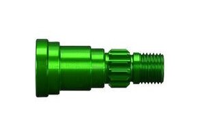 Traxxas Stub axle, aluminum (green-anodized) (1) (for use only with #7750X driveshaft)