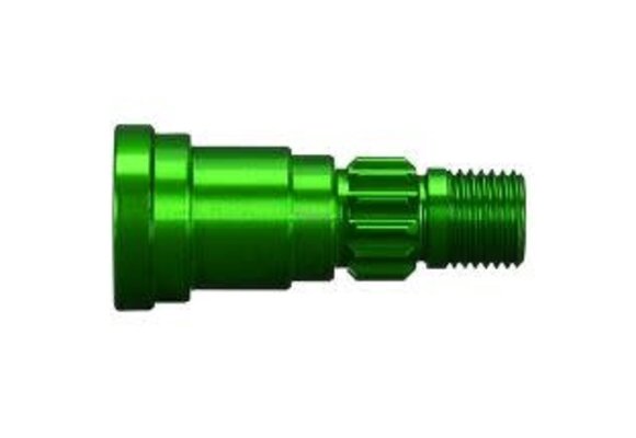 Traxxas Stub axle, aluminum (green-anodized) (1) (for use only with #7750X driveshaft)
