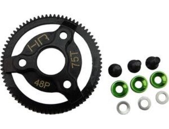 Hardened Steel Spur Gear (75t 48p)(Green):Traxxas HRASTE875