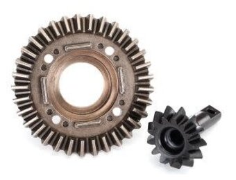 Traxxas Ring gear, differential/ pinion gear, differential (front)