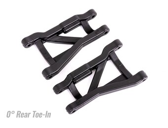 SUSPENSION ARMS BLACK REAR (0 DEG) TOE TRA9430