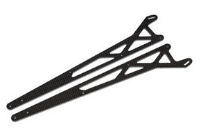 DR10M Factory Team Wheelie Bar Arms, Carbon Fiber ASC72085