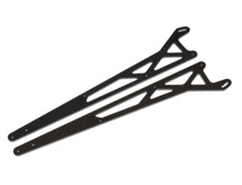 DR10M Factory Team Wheelie Bar Arms, Carbon Fiber ASC72085