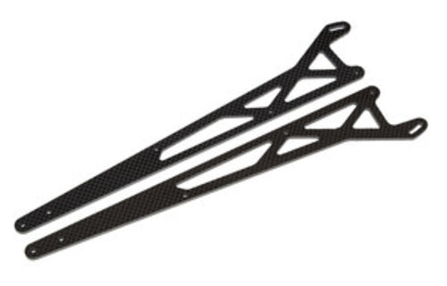 DR10M Factory Team Wheelie Bar Arms, Carbon Fiber ASC72085