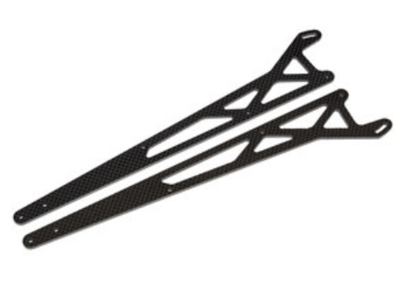 DR10M Factory Team Wheelie Bar Arms, Carbon Fiber ASC72085