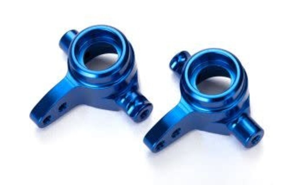 STEERING BLOCK ALUMINUM BLUE  TRA6439