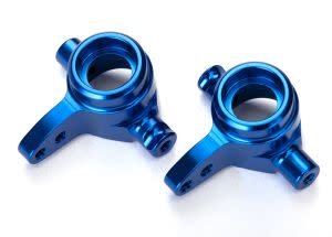 STEERING BLOCK ALUMINUM BLUE  TRA6439