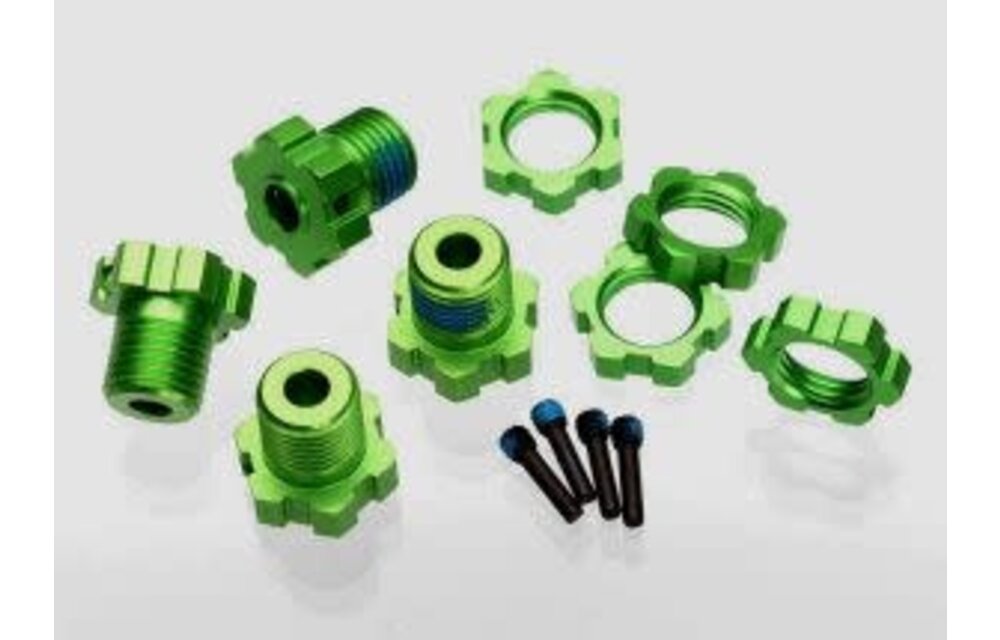 WHEEL HUB/NUTS 17MM SPLND GRN  TRA5353G