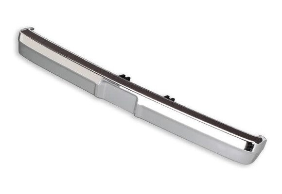 Traxxas Bumper, front (chrome)/ bumper mount/ 3x10 BCS (2)