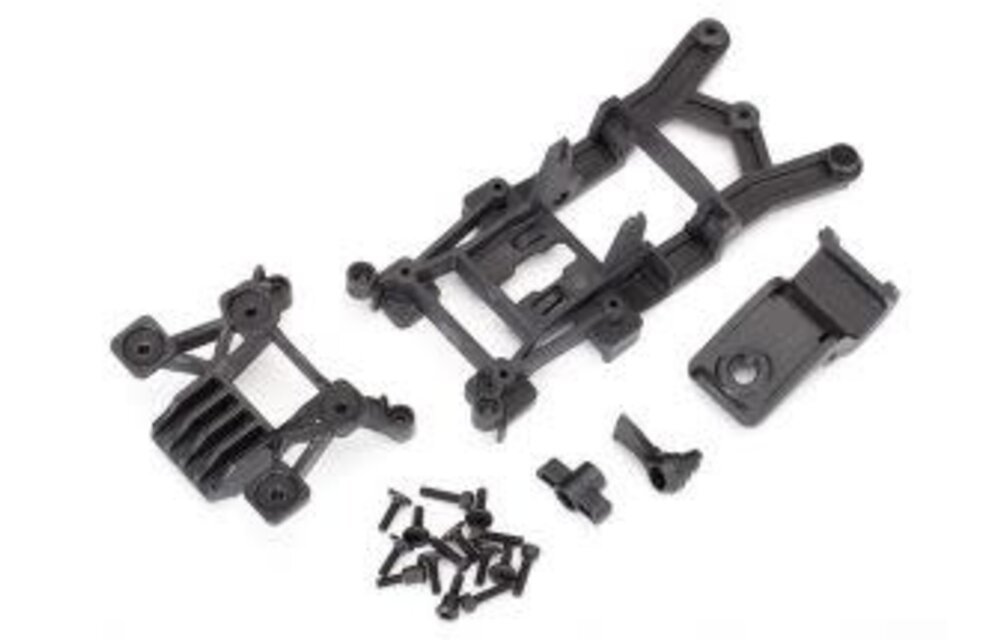 BODY MOUNTS F&R RUSTLER 4X4  TRA6720