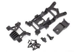 BODY MOUNTS F&R RUSTLER 4X4  TRA6720