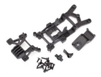 BODY MOUNTS F&R RUSTLER 4X4  TRA6720
