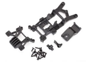 BODY MOUNTS F&R RUSTLER 4X4  TRA6720