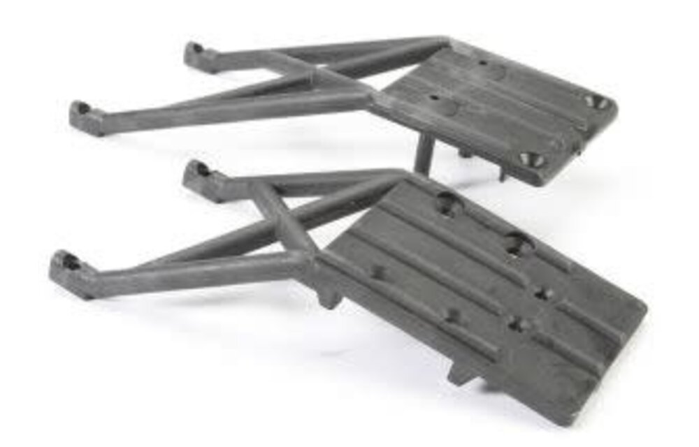 SKIDPLATES FRNT/REAR BLK SLASH  TRA5837