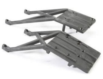 SKIDPLATES FRNT/REAR BLK SLASH  TRA5837