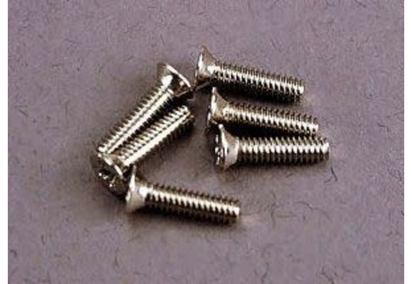 SCREWS COUNTERSUNK 2X8MM (6), TRA3161