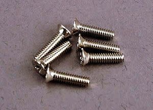 SCREWS COUNTERSUNK 2X8MM (6), TRA3161