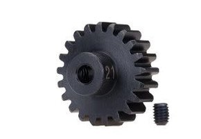 Gear, 21-T pinion (32-p), heavy duty (machined, hardened steel)/ set screw  TRA3951X