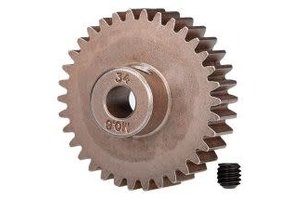 Gear, 34-T pinion (0.8 metric pitch, compatible with 32-pitch) (fits 5mm shaft)/ set screw TRA5639