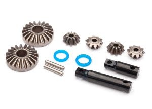 Output gear, center differential, hardened steel (2)  TRA8989