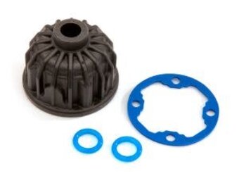Carrier, differential/ x-ring gasket/ o-ring (2)/ 10x19.5x0.5 T TRA8981