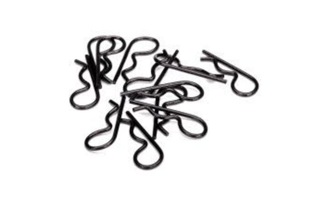 Body clips, heavy duty (black) (12) TRA3934A
