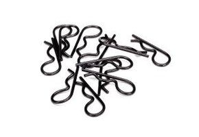 Body clips, heavy duty (black) (12) TRA3934A