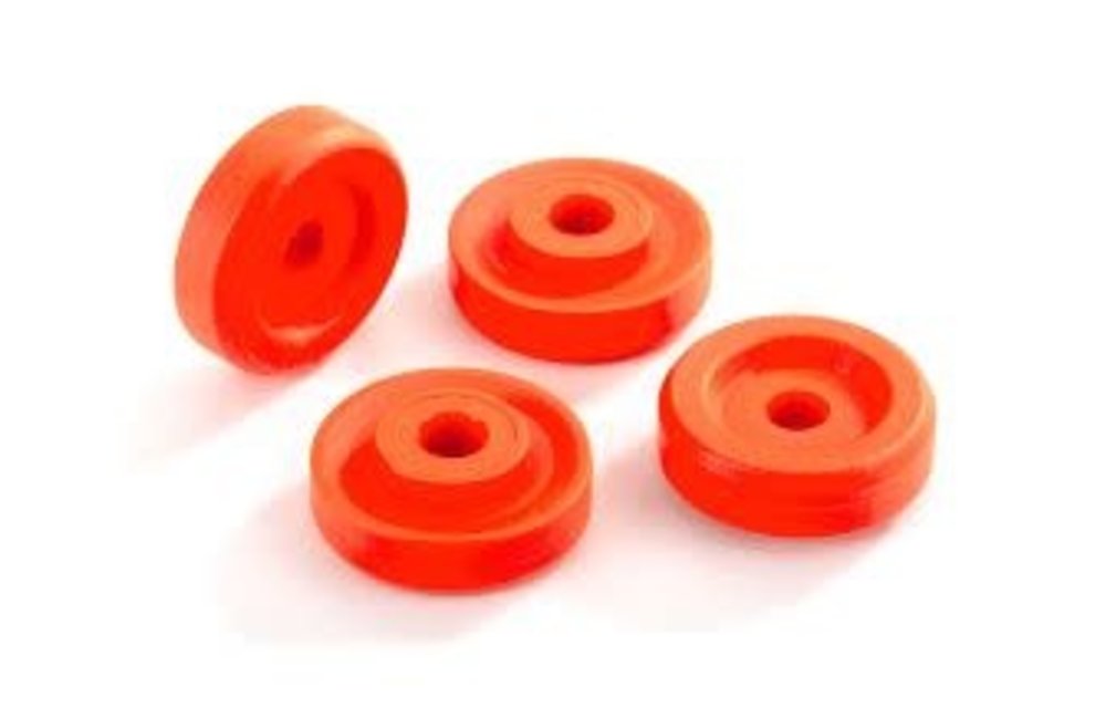 Wheel washers, orange (4) TRA8957T