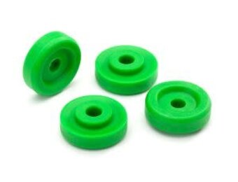 Wheel washers, green (4)  TRA8957G