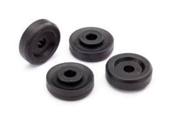 Wheel washers, black (4) TRA8957
