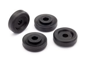Wheel washers, black (4) TRA8957