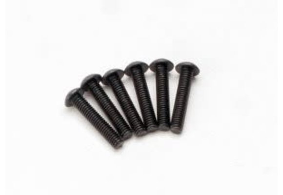 Screws, 4x20mm button-head machine (hex drive) (6)  TRA2598