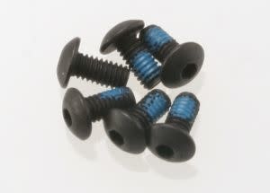 Screws, 2.5x5mm button-head machine (hex drive) (6)  TRA3347
