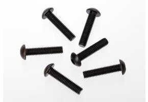 Screws, 4x18mm button-head machine (hex drive) (6) TRA3929