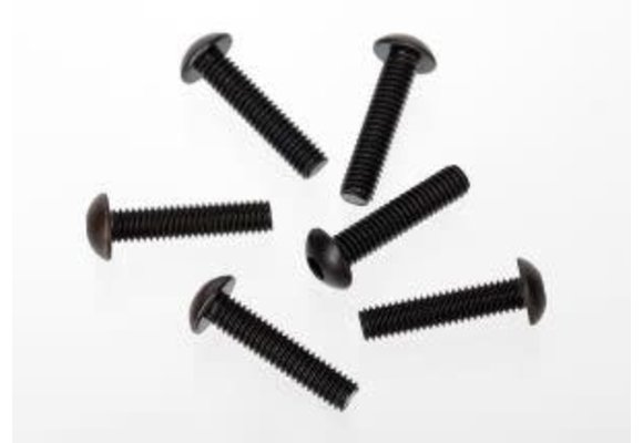 Screws, 4x18mm button-head machine (hex drive) (6) TRA3929